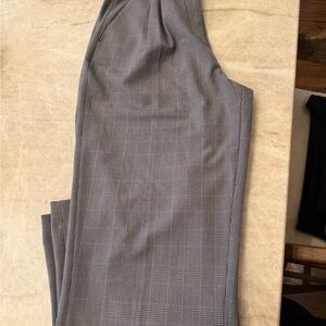 Abercrombie & Fitch Gray Plaid Trousers